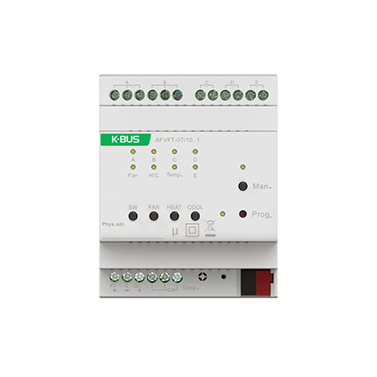 [AFVFT-07/10.1] KNX Fan coil Controller, 0-10V